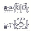 2017 LDH-Serie Coulter Typ Mischmaschine, SS Paddel Elektromixer, horizontale Scherpumpe Mixer